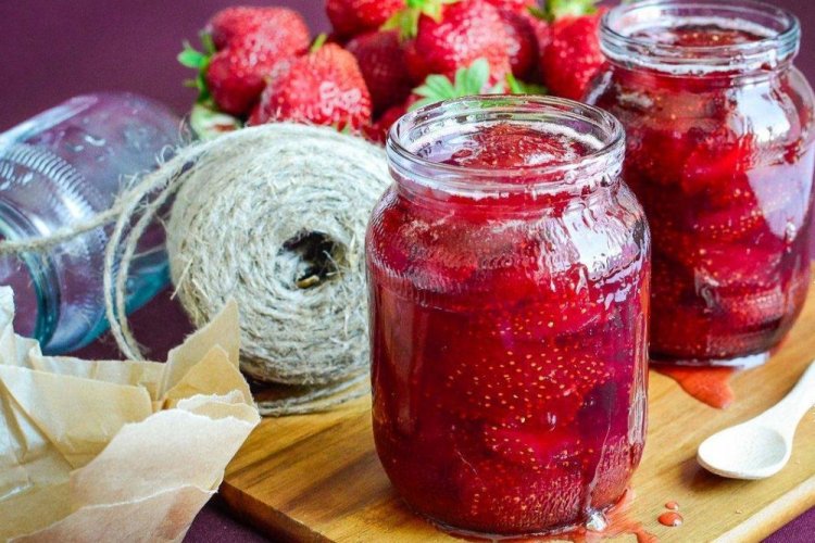 Erdbeer-Fünf-Minuten-Marmelade ohne Zucker