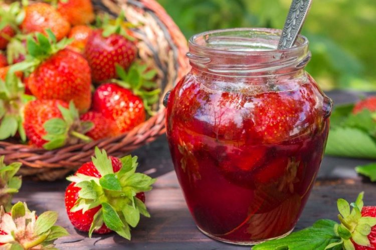 Erdbeer-Fünf-Minuten-Marmelade mit Fruktose
