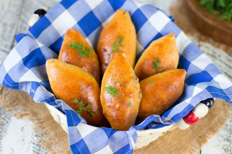 Pirozhki de col al horno