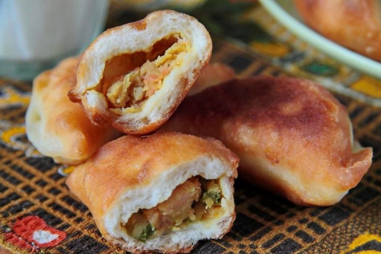 Pirozhki de frijoles