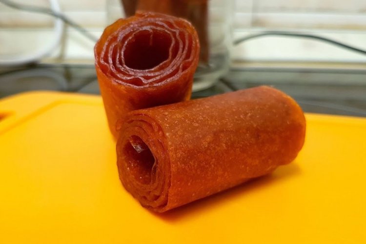 Apricot and Red Currant Fruit Leather in a Dehydrator