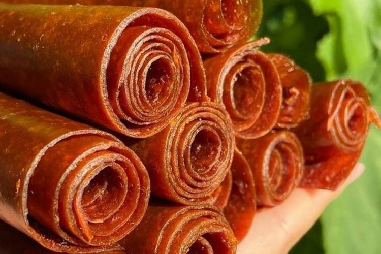 Apricot Fruit Leather with Honey