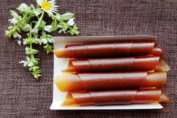 Apricot Fruit Leather with Fructose