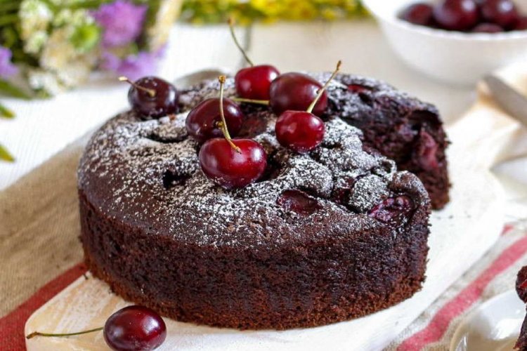 Chocolate Cherry Pie