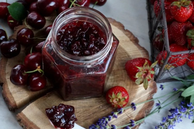 Cherry and Strawberry Jam