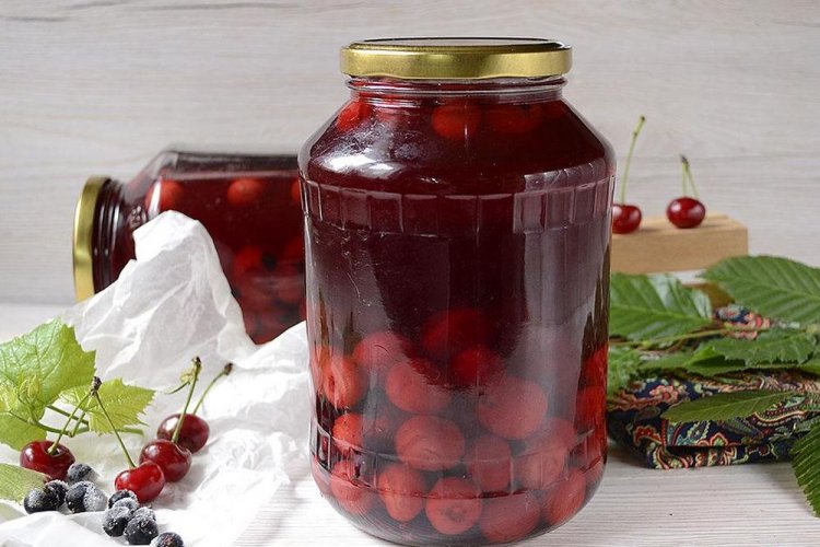 Компот из вишни на зиму