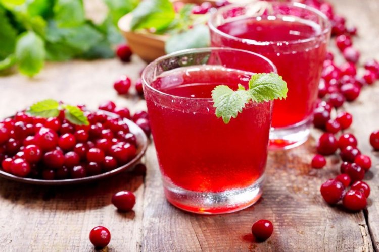 Zumo de grosella roja con vainilla