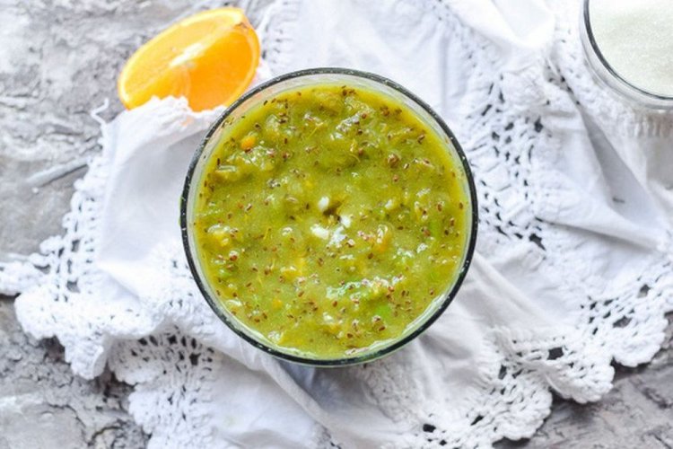 Vanilla Gooseberry and Orange Jam