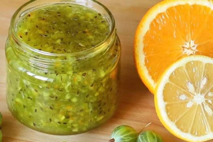 Five-Minute Gooseberry, Orange, and Lemon Jam