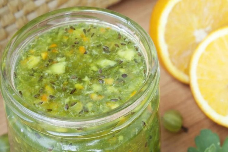 Gooseberry, Orange, and Lemon Confiture