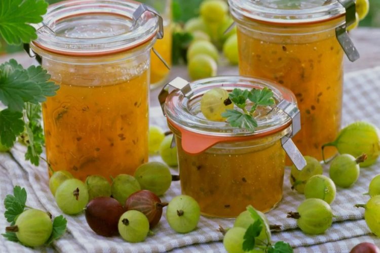 Gooseberry Jelly with Honey