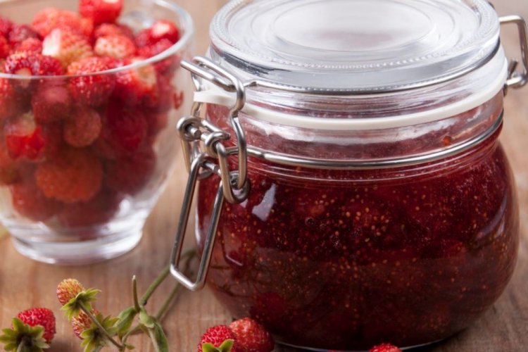 Redcurrant and Wild Strawberry Five-Minute Jam