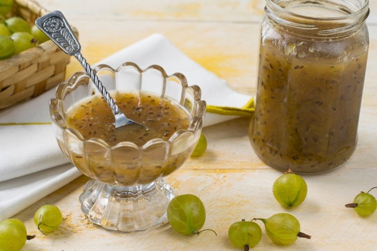 Thick Gooseberry Jam