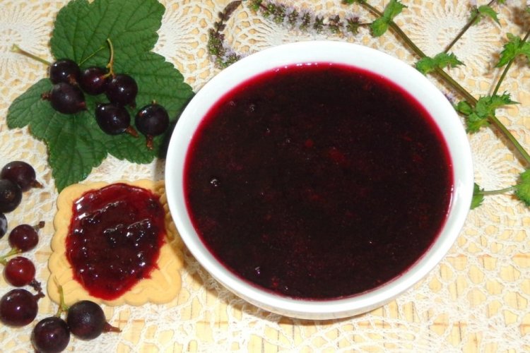 Gooseberry and Blackcurrant Jam