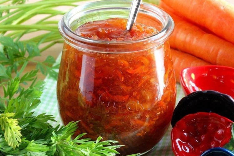 Apple and Carrot Jam for Winter