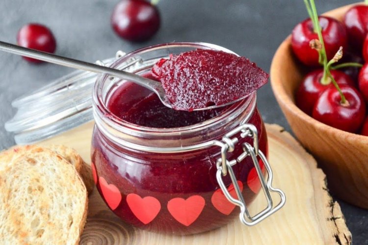 Mermelada de cereza con agar-agar