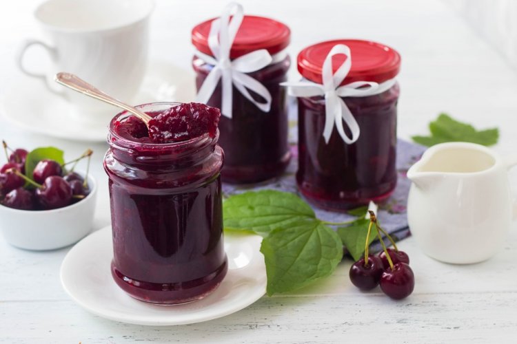 Mermelada de cereza con pectina