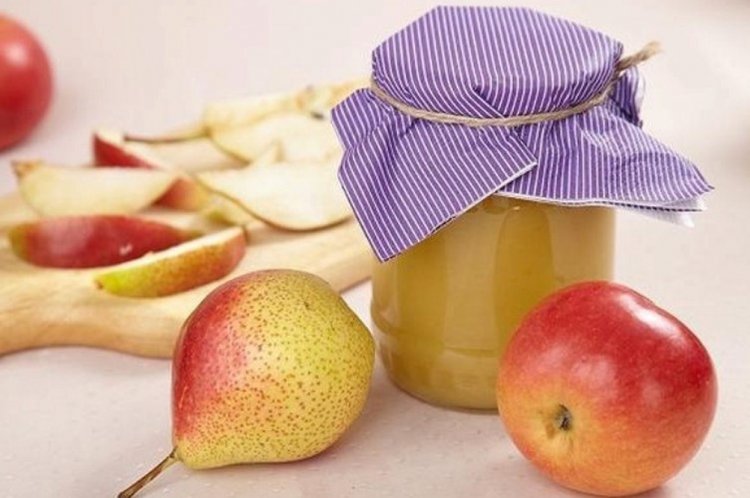 Birnen-Mango-Mus