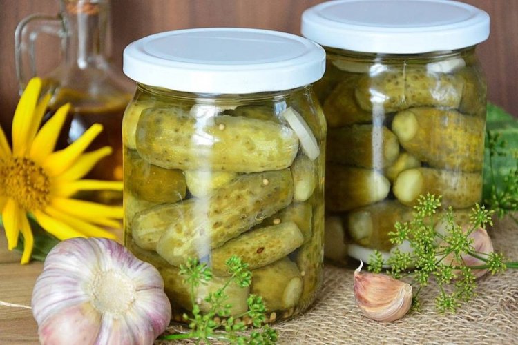 Sugar-Free Cucumbers with Mustard
