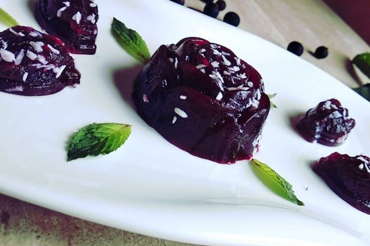 Mermelada de grosella negra con agar-agar
