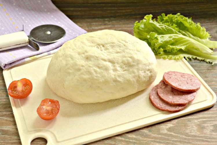 Masa de pizza con levadura y vodka