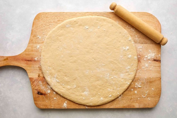 Masa para pizza con kéfir y margarina