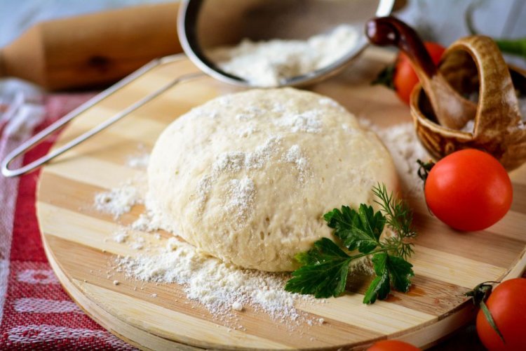 Masa de hojaldre para pizza con kéfir