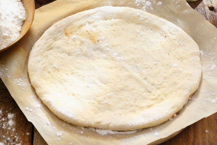 Masa para pizza con kéfir y leche