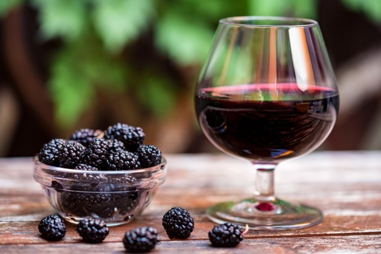 Fortified Blackberry Wine
