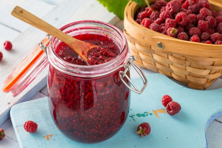 Himbeeren im eigenen Saft ohne Kochen