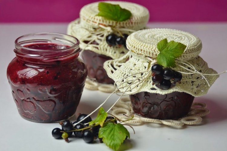 Homogene Johannisbeermarmelade ohne Kochen