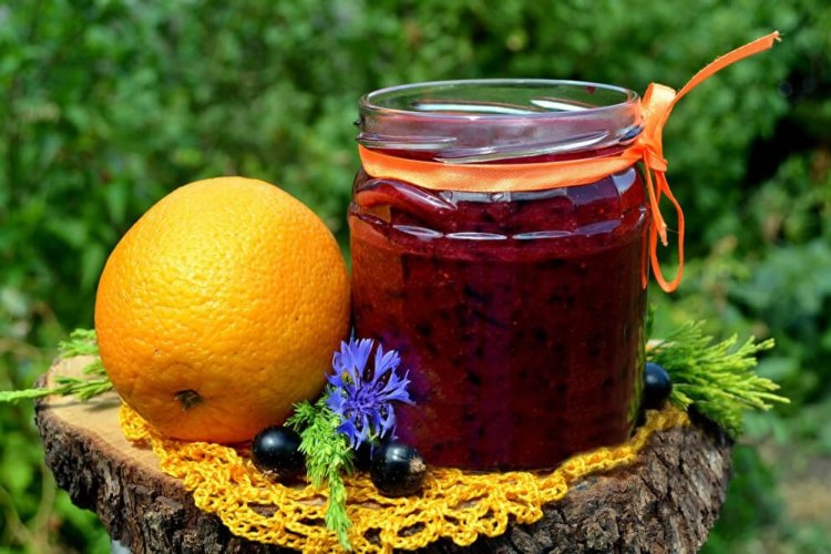 Johannisbeermarmelade mit Orange ohne Kochen