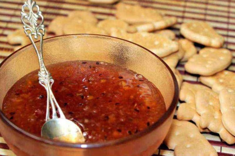 Jalea de grosella espinosa con naranjas y vainilla