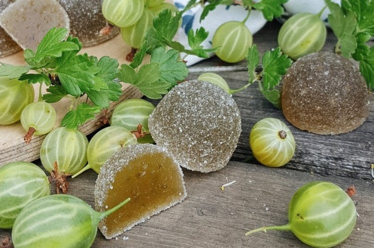 Mermelada de grosella con gelatina
