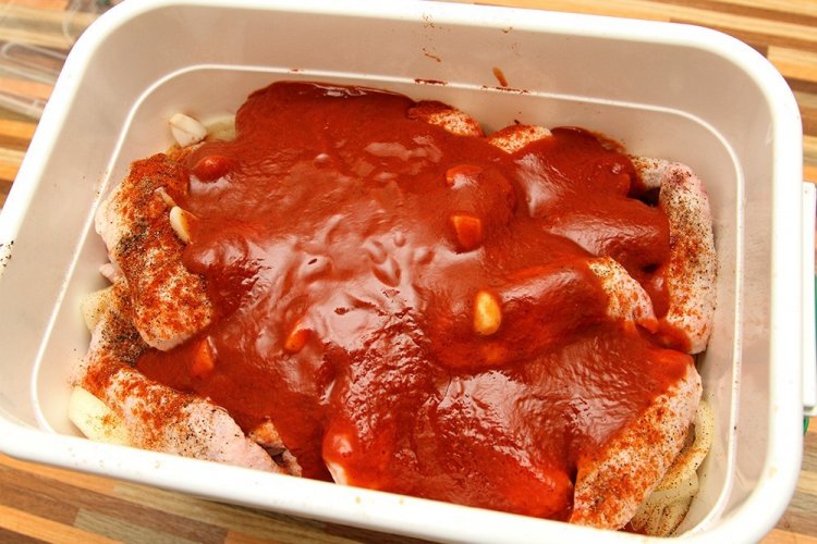 Marinade for Meat with Tomato Paste