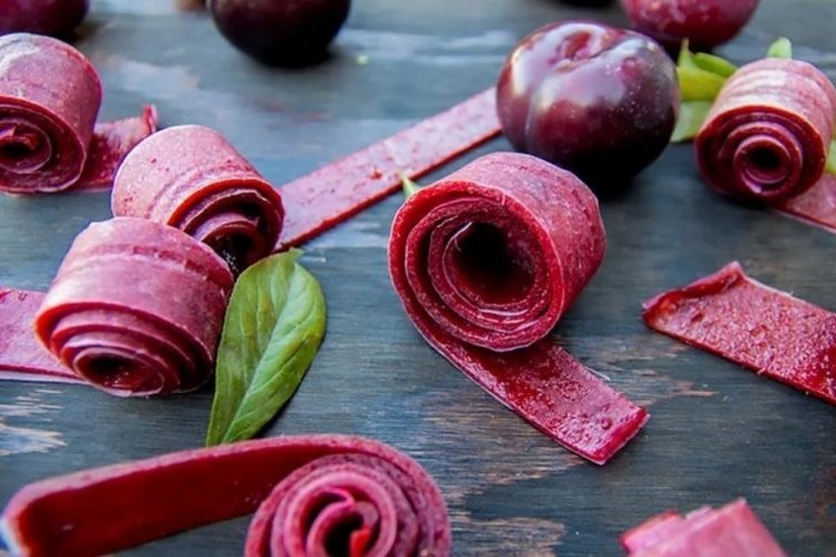 Pastila de ciruela cereza y ciruela