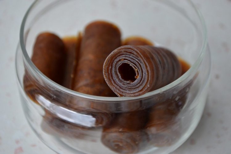 Pastila de ciruela cereza en el horno