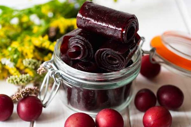 Pastila de ciruela cereza al sol