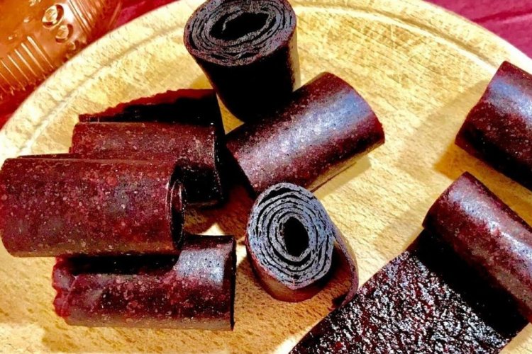 Pastila de ciruela cereza sin cocción