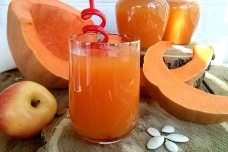 Apple and Pumpkin Juice for Winter