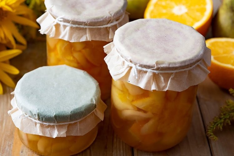 Mermelada de pera con naranjas
