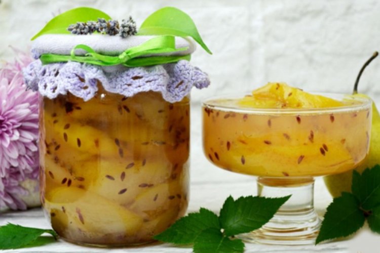 Mermelada de pera con lavanda y chile