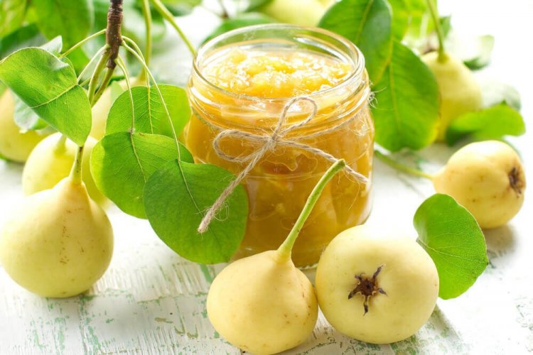 Mermelada de pera y plátano