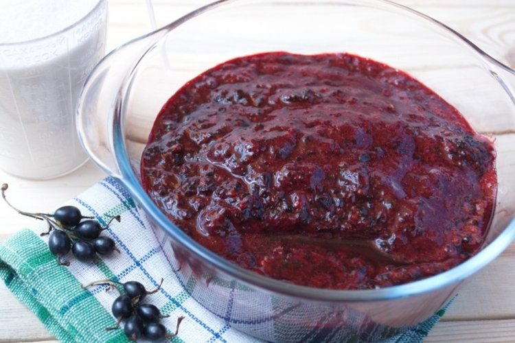 Blackcurrant and Plum Jam