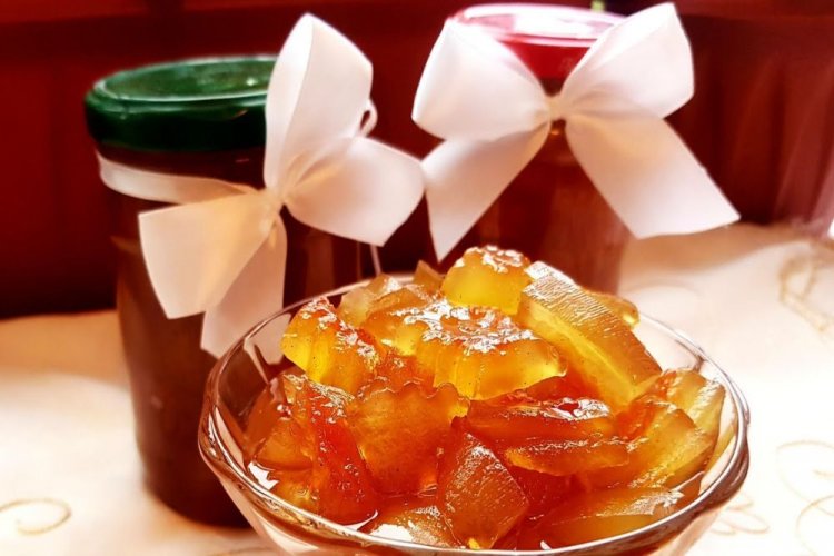 Wassermelonenrinden-Marmelade mit Zimt und Kardamom