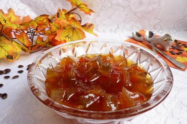 Wassermelonenrinden-Marmelade mit Cognac