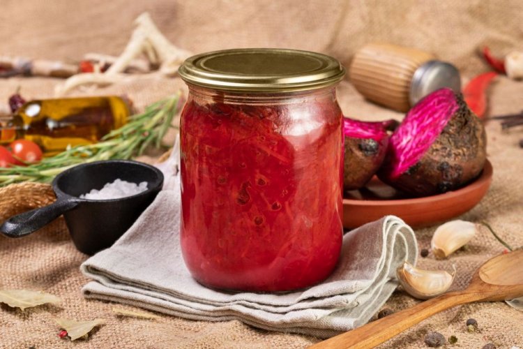 Borschtsch-Dressing ohne Essig
