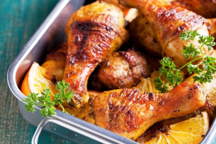 Chicken Drumsticks with Oranges