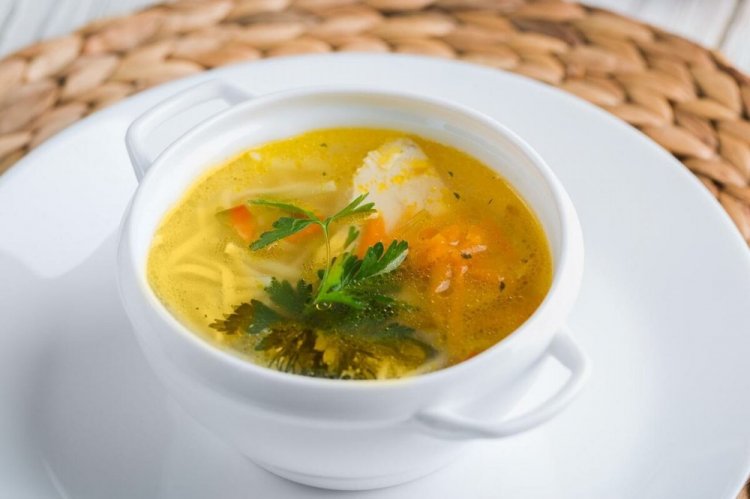 Chicken Drumstick Soup with Noodles