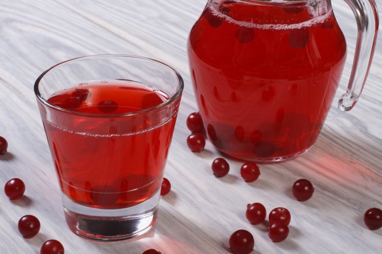 Compota de arándano rojo y cereza